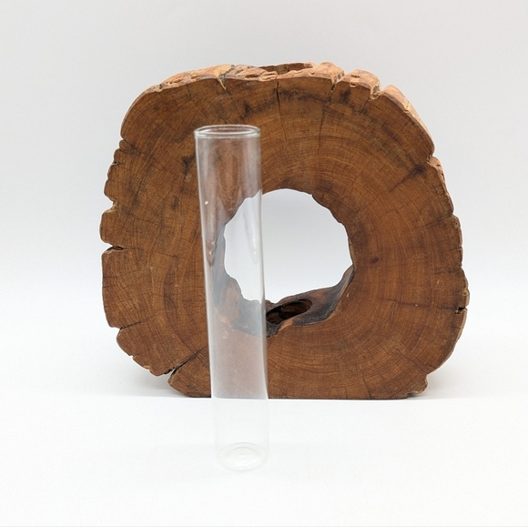 Wooden Live Edge Bud Vase - Picture 6 of 10